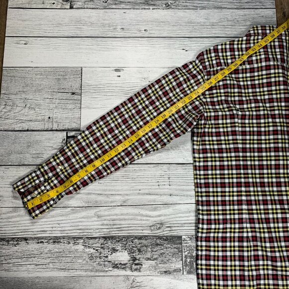 Eton Contemporary Plaid Checked Print Dress Shirt - Picture 12 of 12